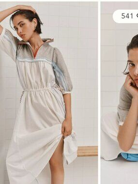 Anthropologie Daily Practice Amplitude Drawstring Midi Dress